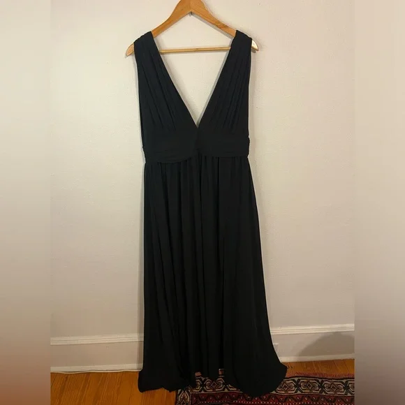 LULUS Heavenly Hues Black Maxi Dress Size XL - Picture 6 of 11